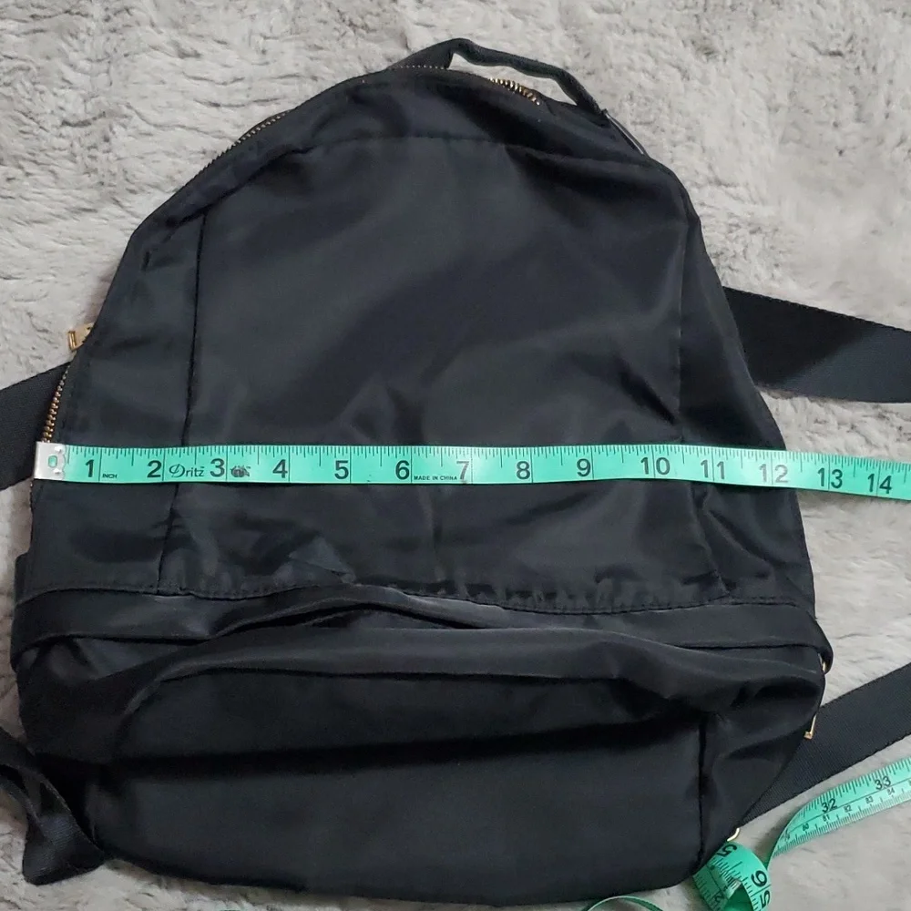 Black nylon mini backpack - Picture 9 of 9